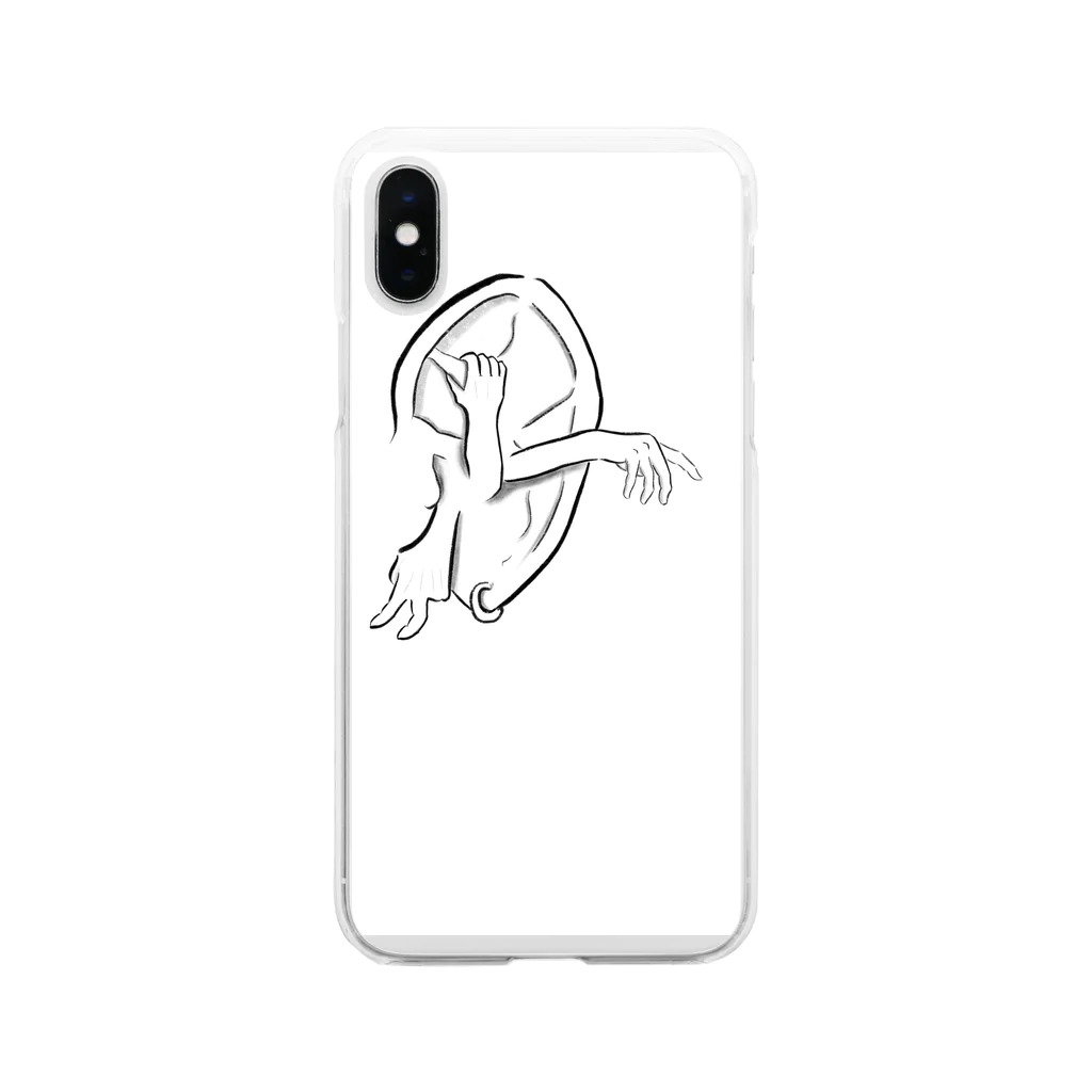 声フェチ屋さんの耳から手が出るほど Soft Clear Smartphone Case