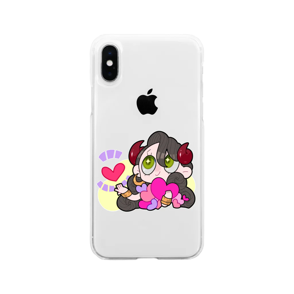 くるみのべりあるちゃん Soft Clear Smartphone Case