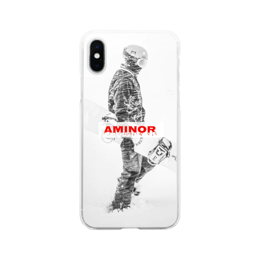 AMINOR (エーマイナー)のSNOWBOARDER Soft Clear Smartphone Case