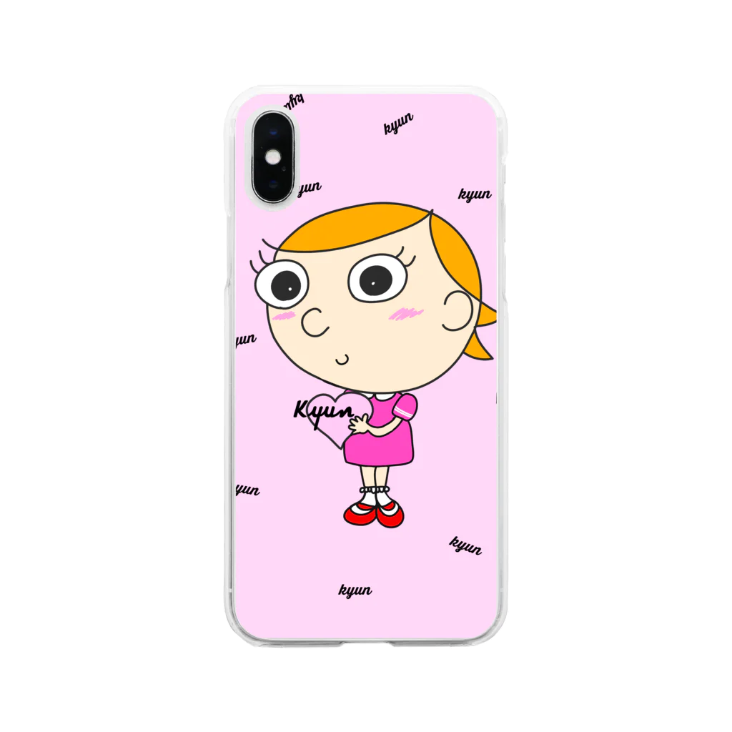 charlolのきゅん ver.2 Soft Clear Smartphone Case