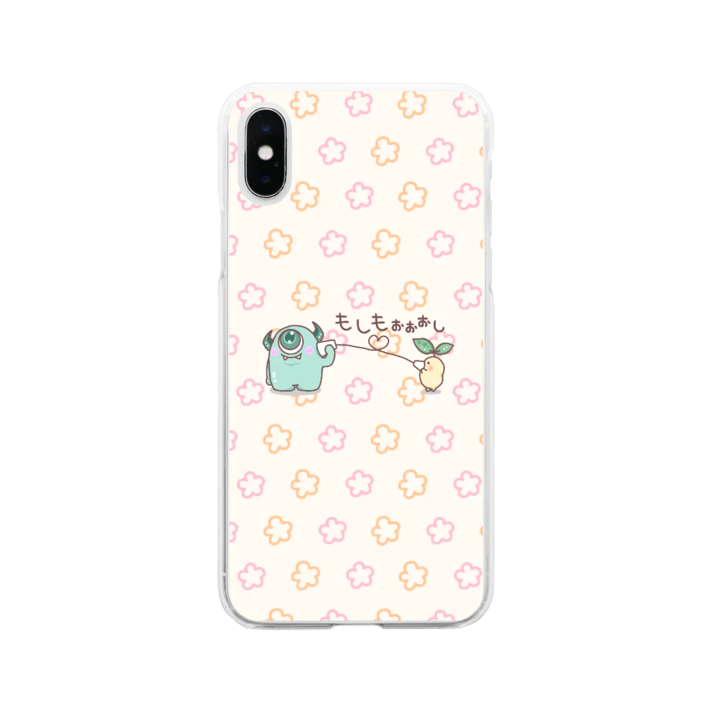 momomo_0w0_のみどりのモンスターとマンドレイク  いとでんわ Soft Clear Smartphone Case