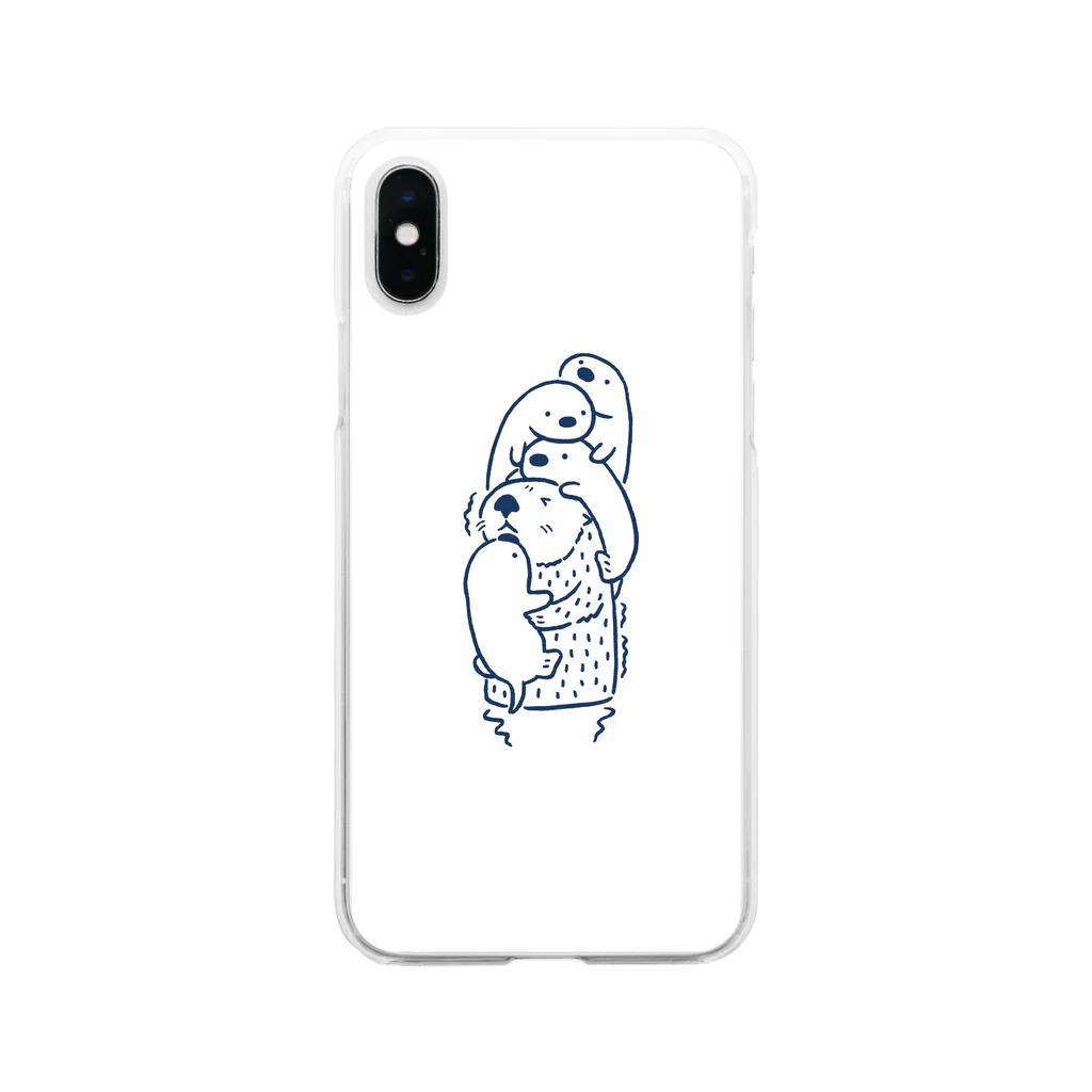 ラッッッコ屋のラッッッコ「遊んで」 Soft Clear Smartphone Case