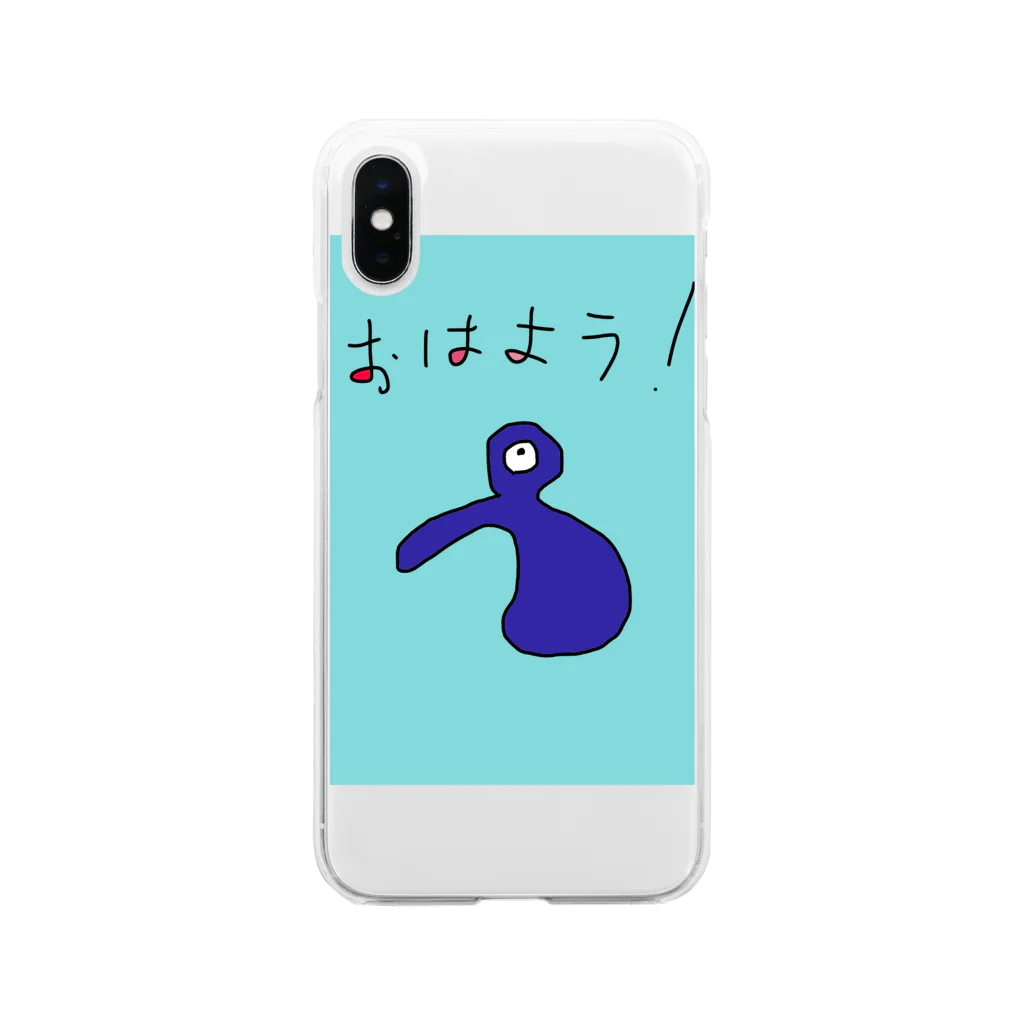 junsen　純仙　じゅんせんのJUSEN SETA　【瀬田純仙】COOL JAPAN　おはようキャラ Soft Clear Smartphone Case