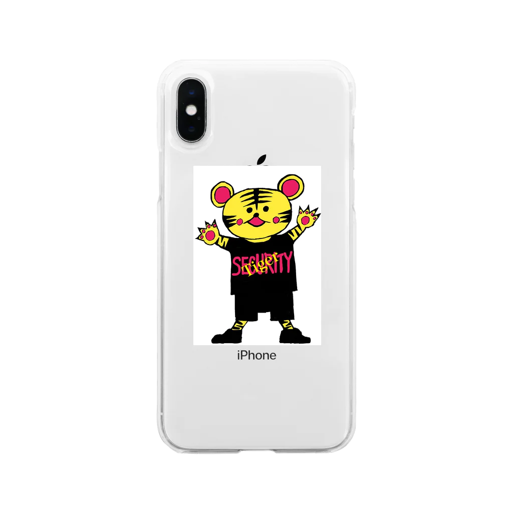 tigerのトラセキュリティ Soft Clear Smartphone Case