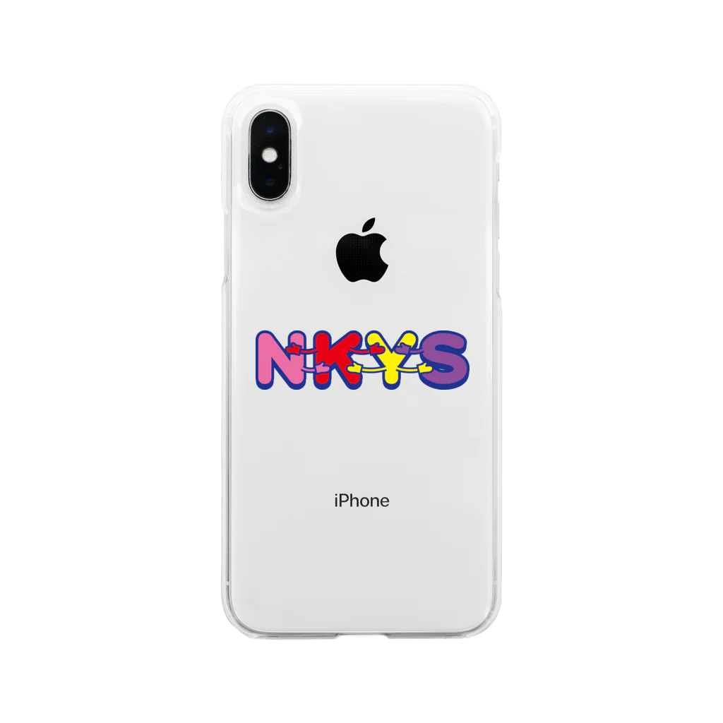 小鹿屋のうちらズッ友！　仲良し！ NKYS Soft Clear Smartphone Case