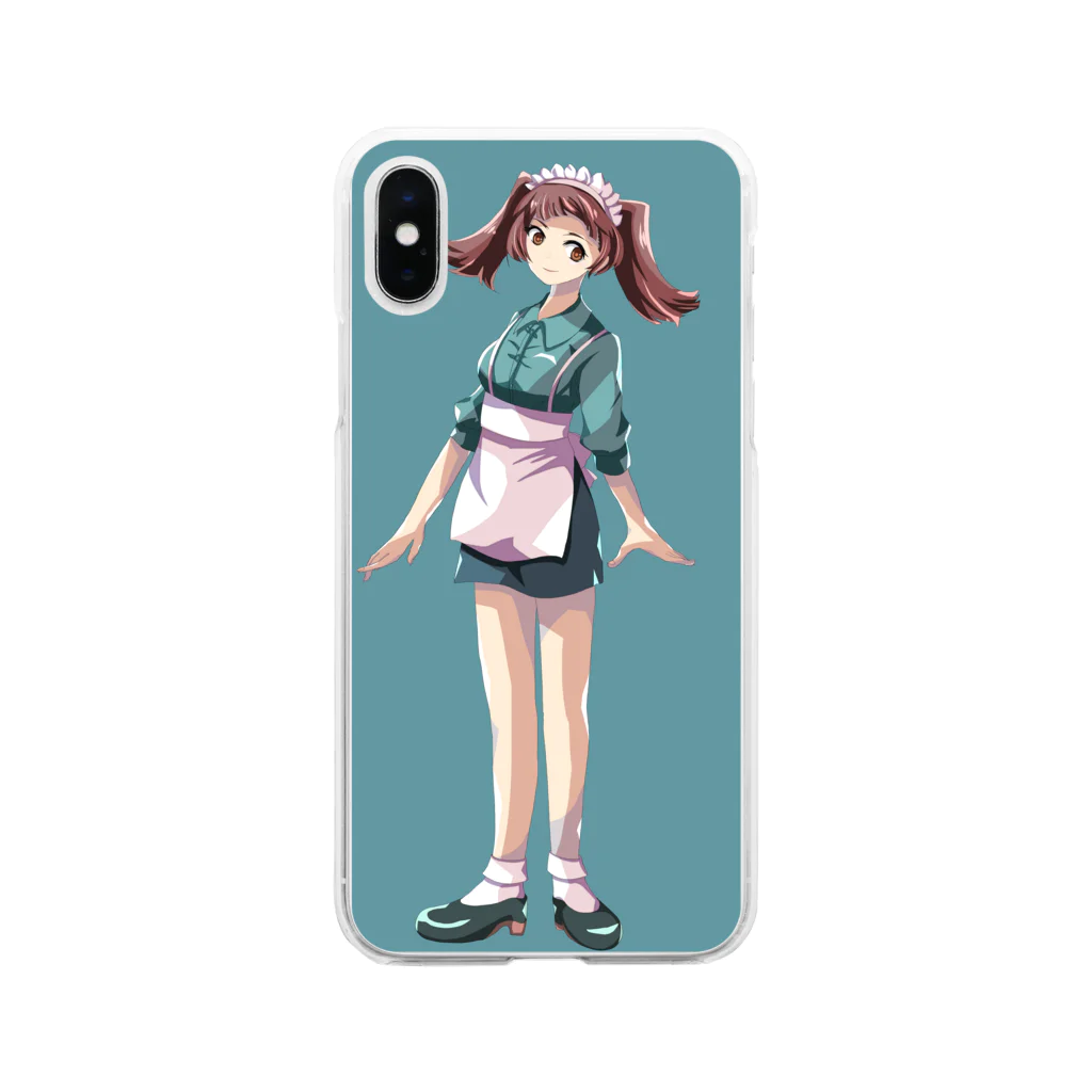 渡来人のmaide Soft Clear Smartphone Case