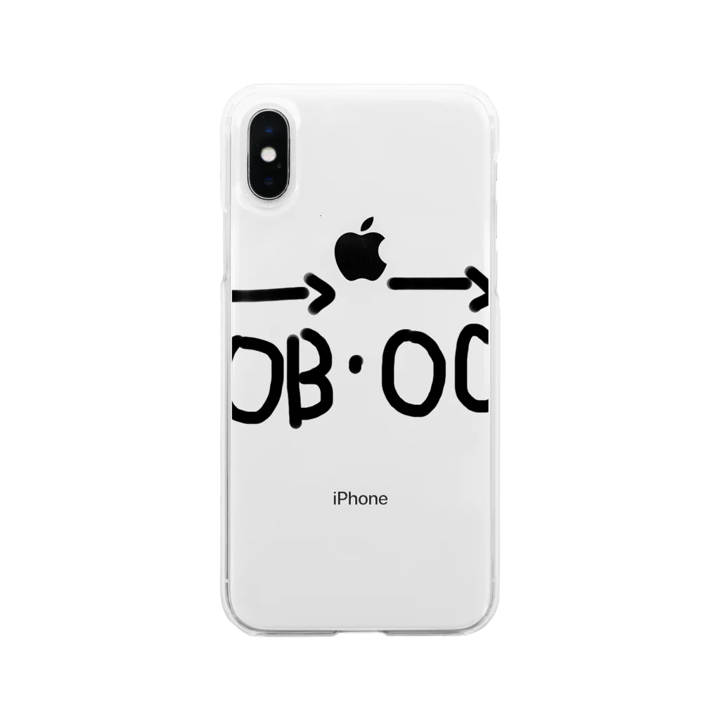 ワ錆のべくとる Soft Clear Smartphone Case