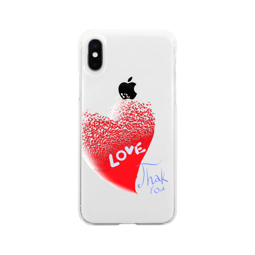 Redbabyのバレンタイン＆ホワイトデー Soft Clear Smartphone Case