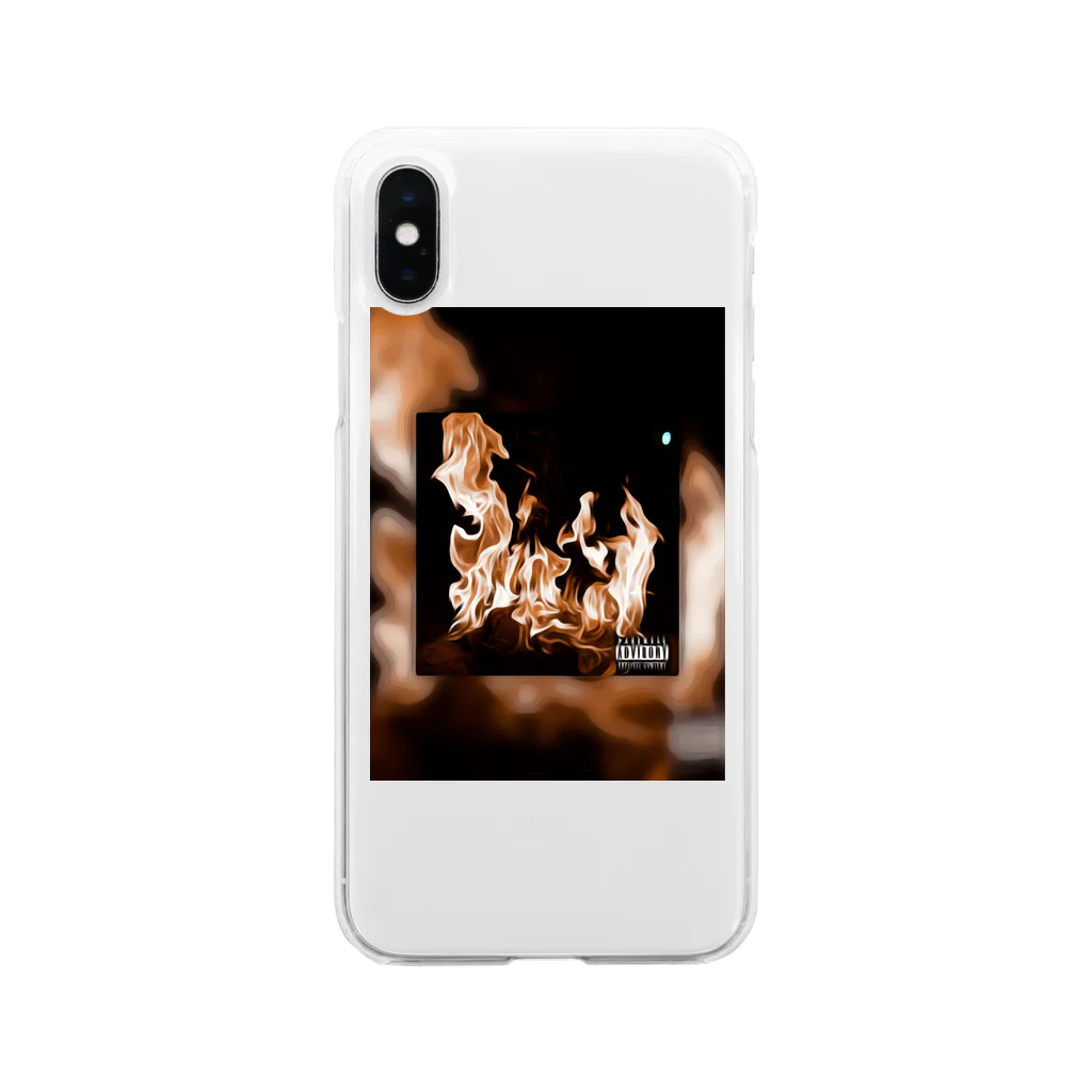 yamamo4114のfireArt Soft Clear Smartphone Case