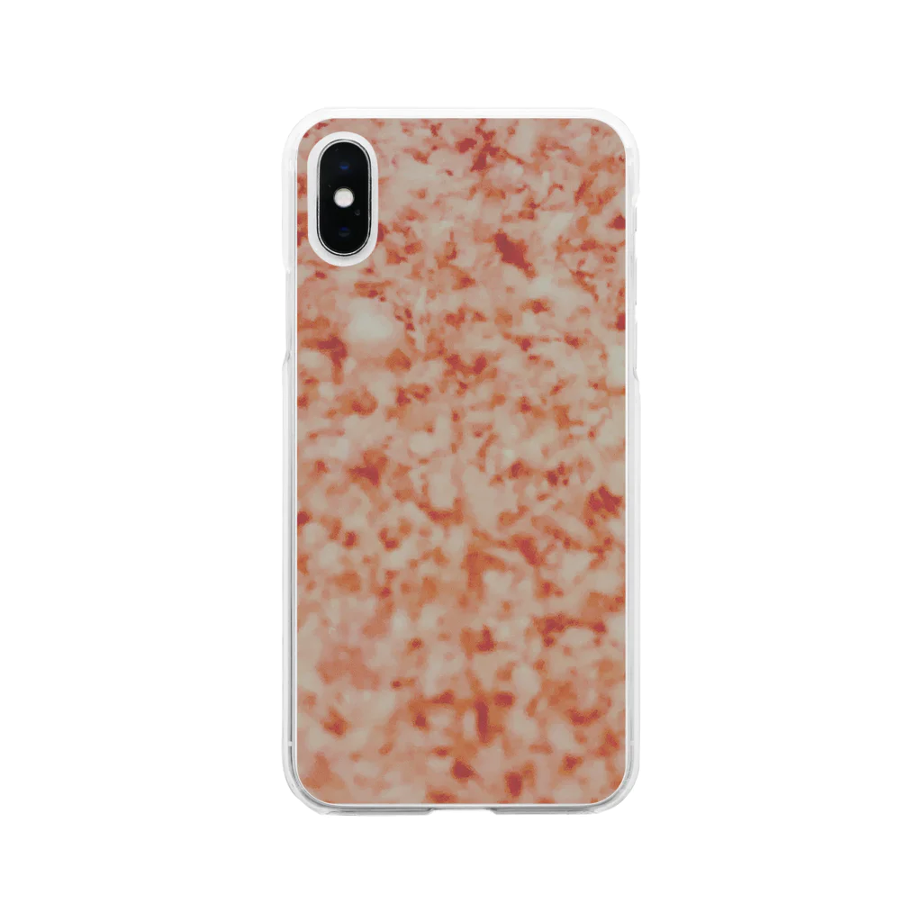 __HEARTBEAT__のローズヒップティとミルク Soft Clear Smartphone Case