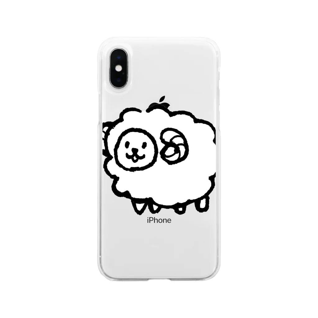 鎖骨ちゃんの鎖骨ちゃん（横浜） Soft Clear Smartphone Case