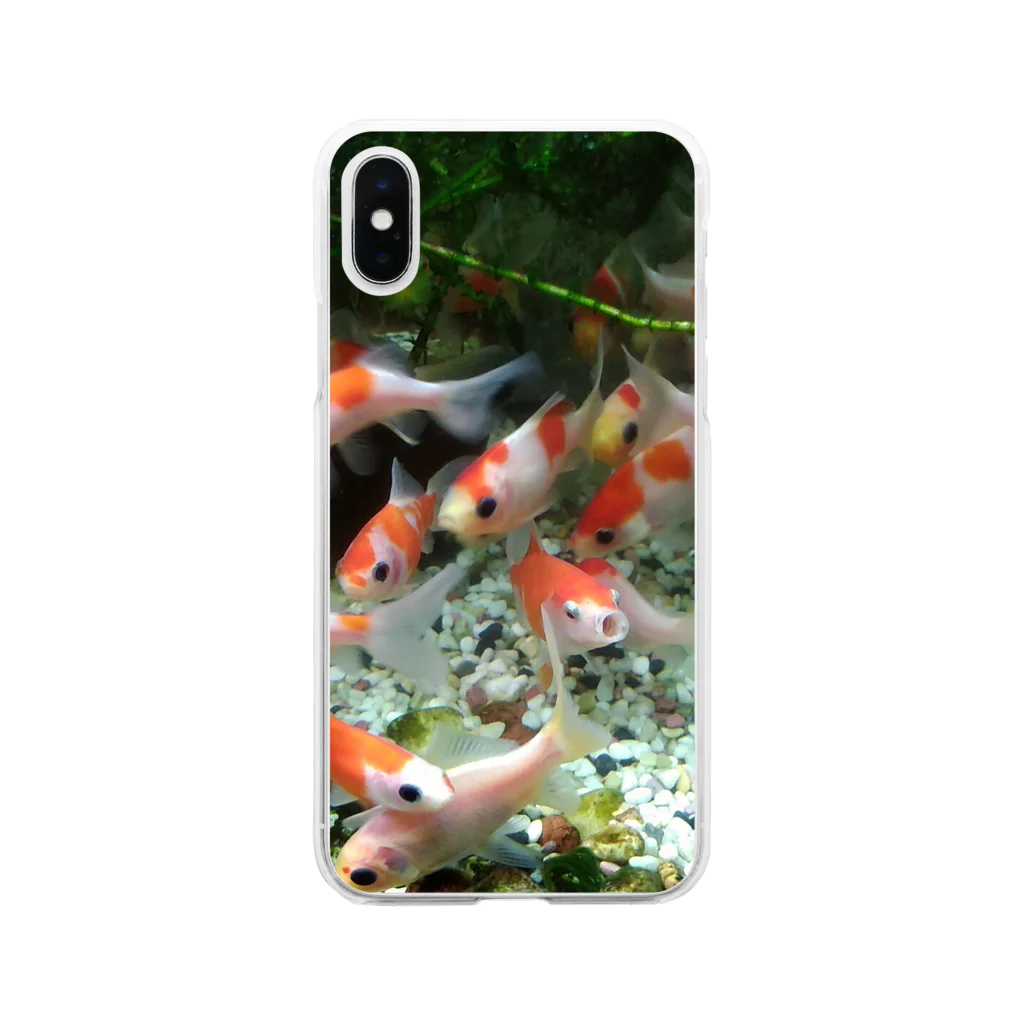 Golden Fish Farm OTOHIMEのOTOHIMEオリジナル Soft Clear Smartphone Case
