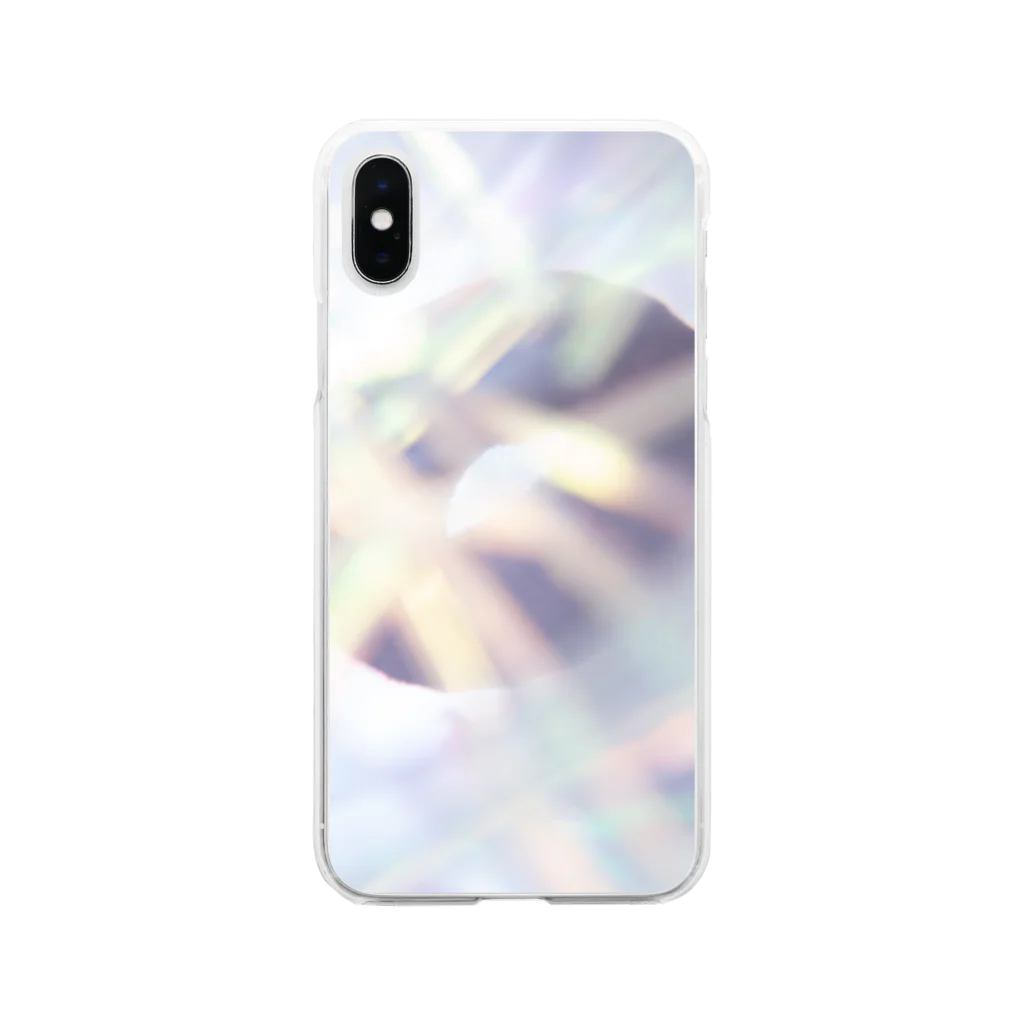 ドーナツAGETAROKAの光の中のドーナツ Soft Clear Smartphone Case