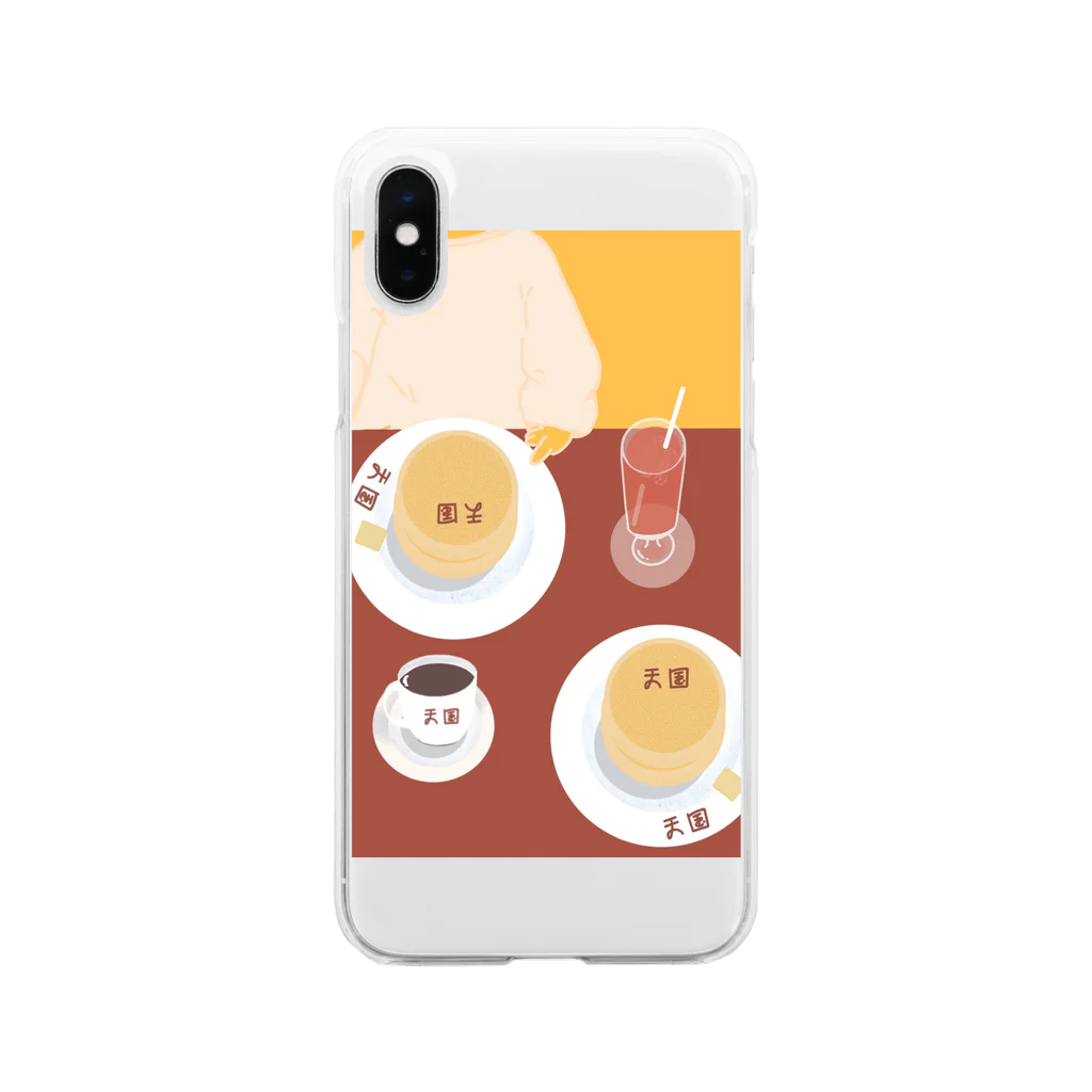 凛の喫茶 Soft Clear Smartphone Case