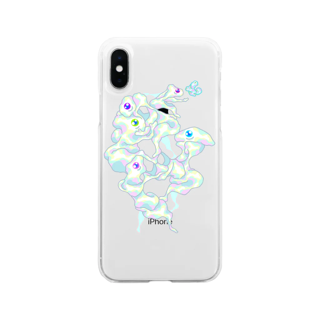 みなのおめめちゃんず Soft Clear Smartphone Case