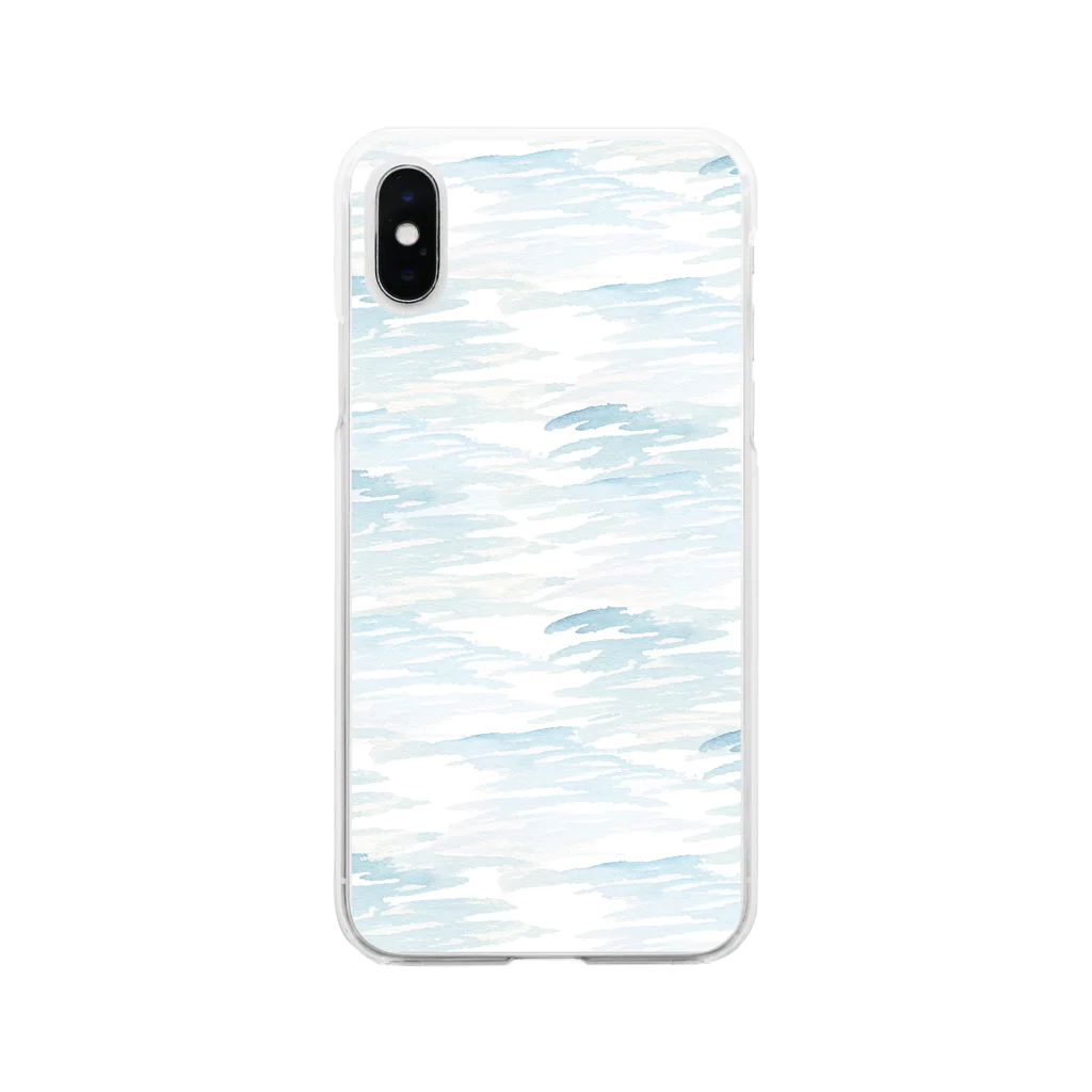 kushirookayuの川と光 Soft Clear Smartphone Case