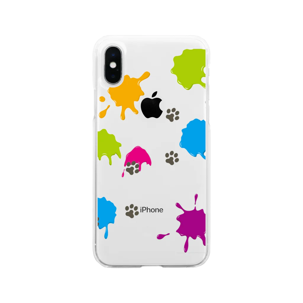 ForPawsのPawPainting Soft Clear Smartphone Case