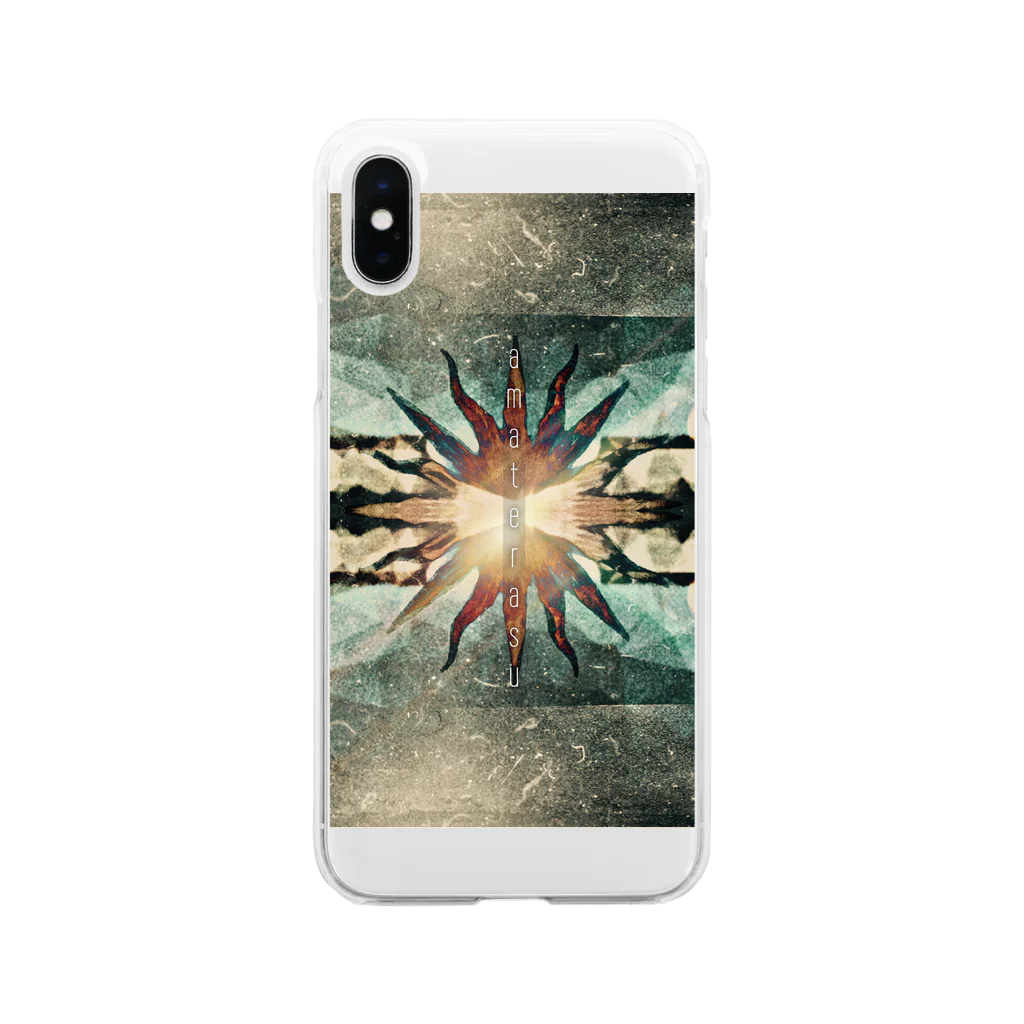 虚構商店のamaterasu Soft Clear Smartphone Case