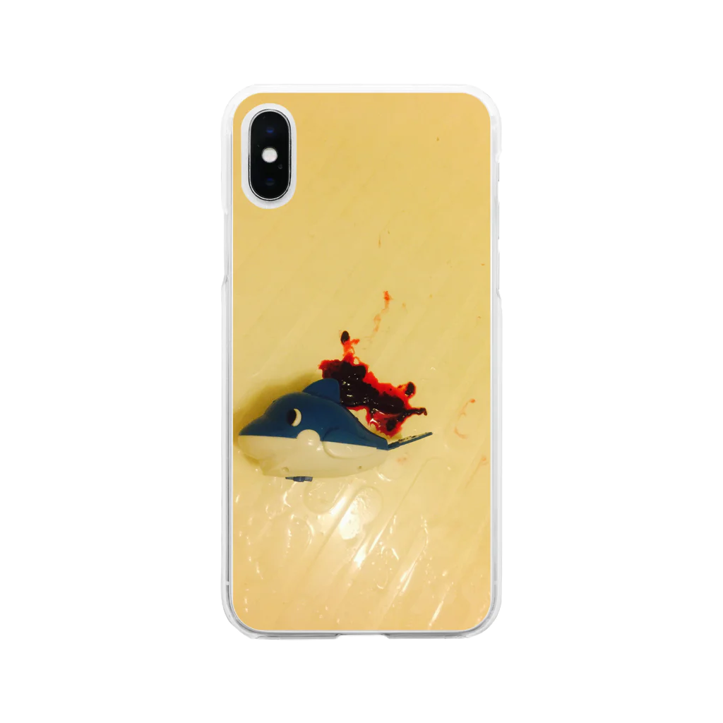私のチヲナガスクジラ Soft Clear Smartphone Case
