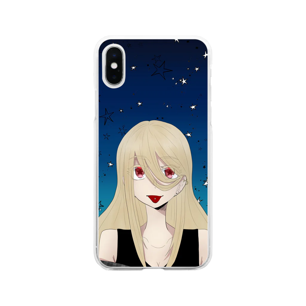 あーたんのカワイイ女の子 シリーズ第2弾 Soft Clear Smartphone Case