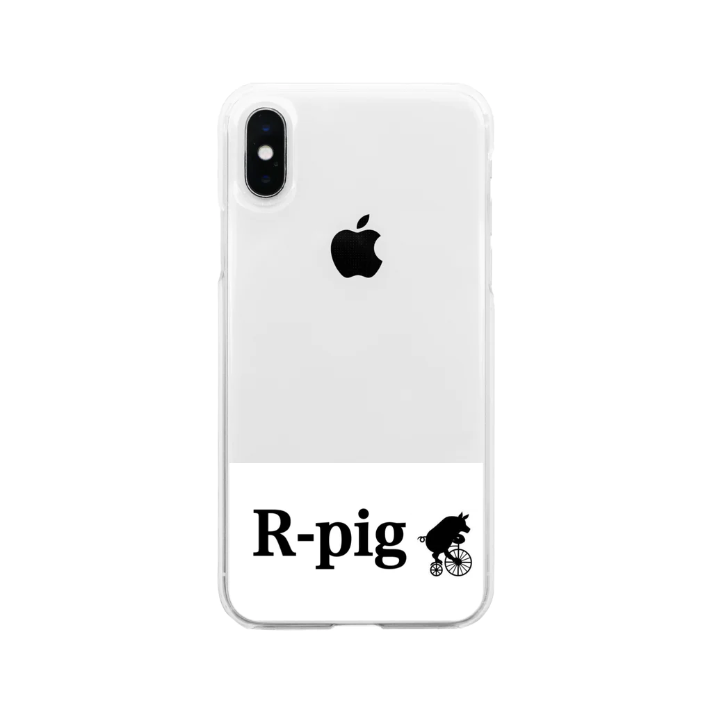 R-pigのR-pig グッズ Soft Clear Smartphone Case