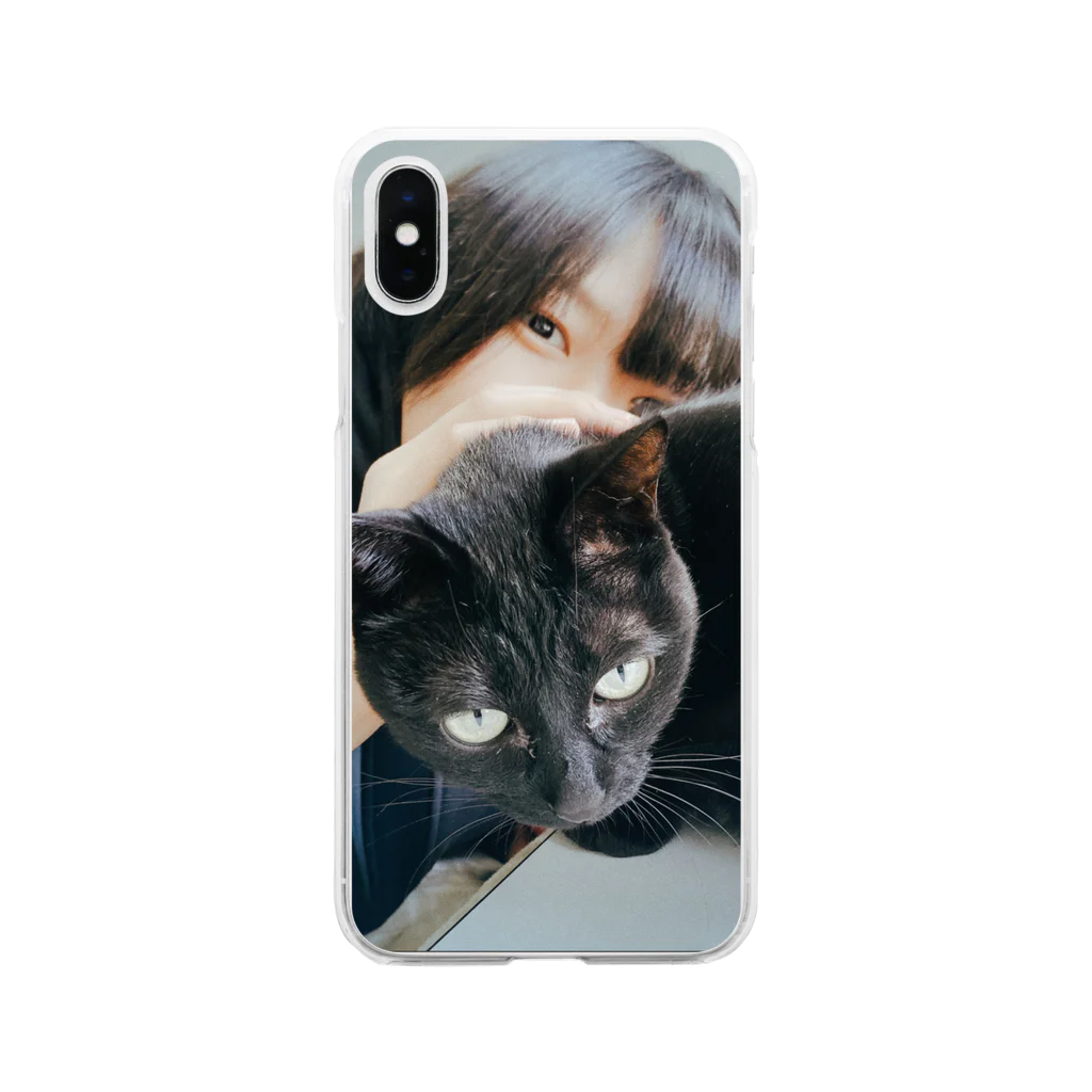 伊波ひふみのねことひふみ Soft Clear Smartphone Case