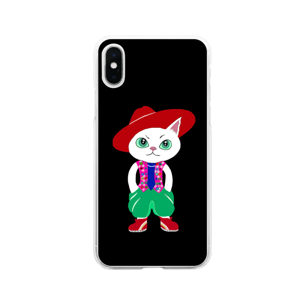 Kanoa_eo_5のMr.00M🐈 Soft Clear Smartphone Case