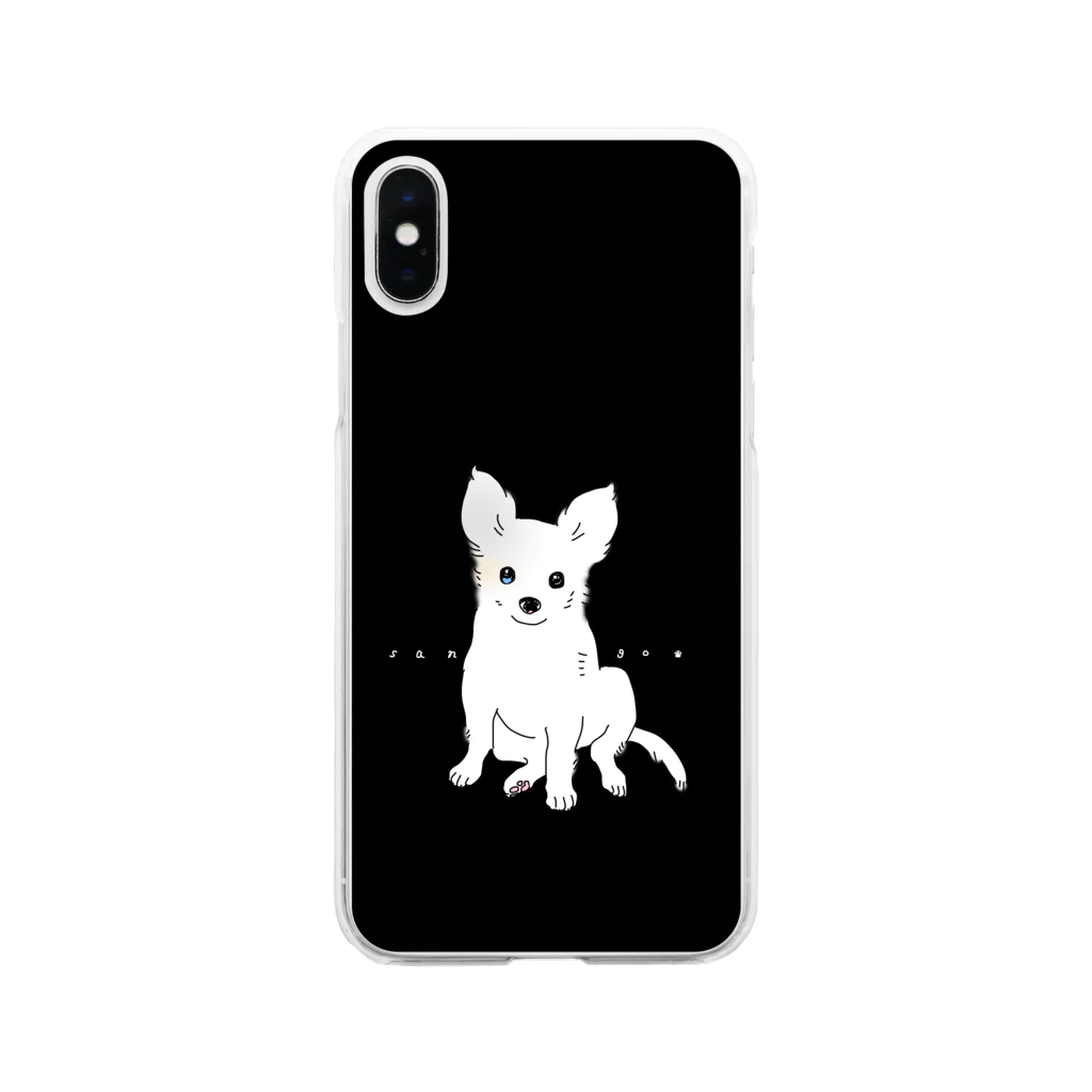 私の欲しいやつのSANGO 黒 Soft Clear Smartphone Case