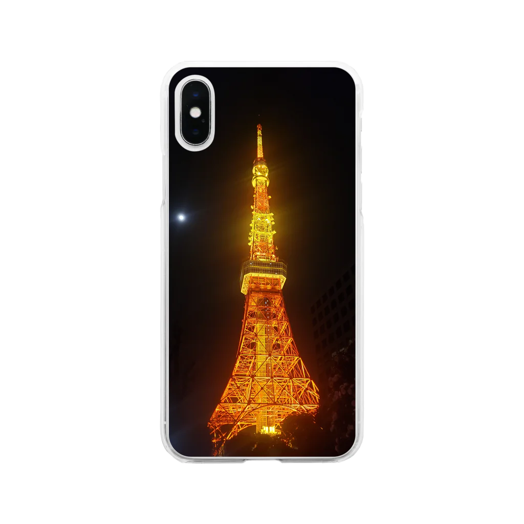 shumoreの2021/3/27/東京Tower Soft Clear Smartphone Case