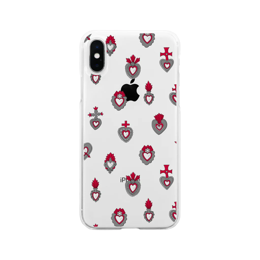 Misato Ugai illustration shopのCorazón Soft Clear Smartphone Case