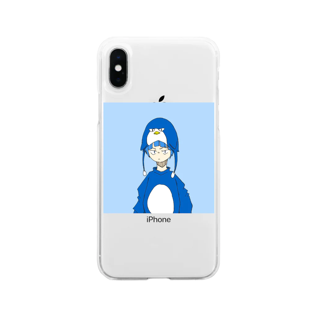 つむじ。のぺんぺん Soft Clear Smartphone Case