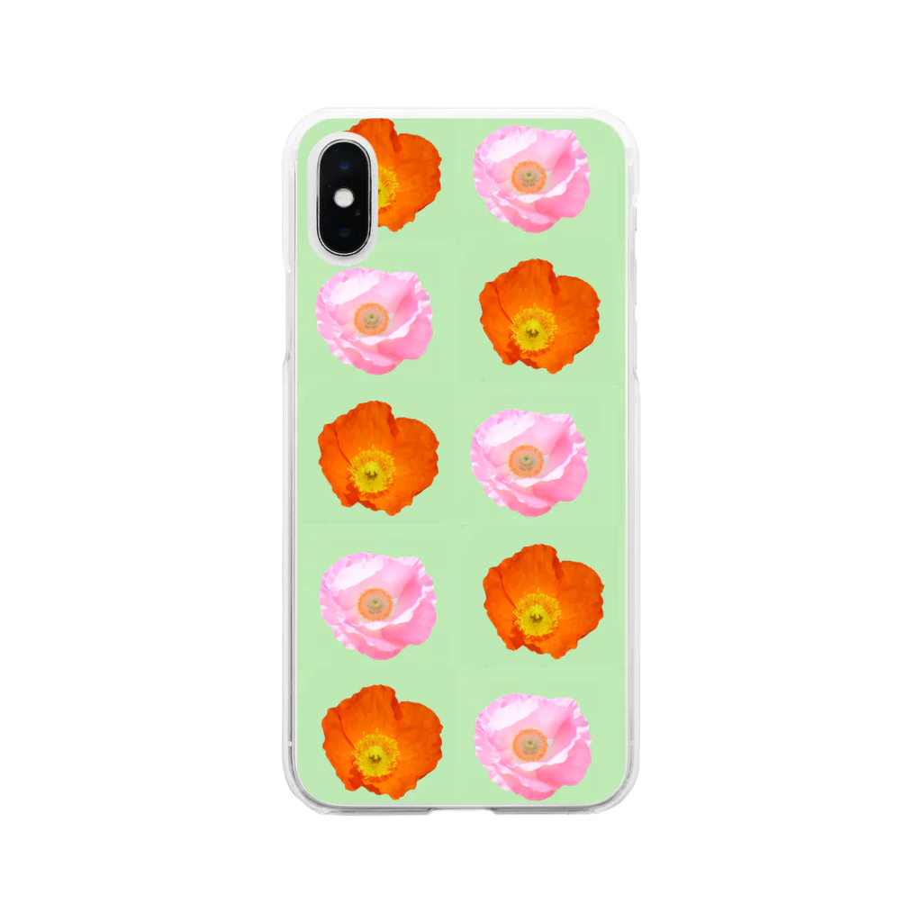 ぺてぃもーずのおみせのハナ Soft Clear Smartphone Case