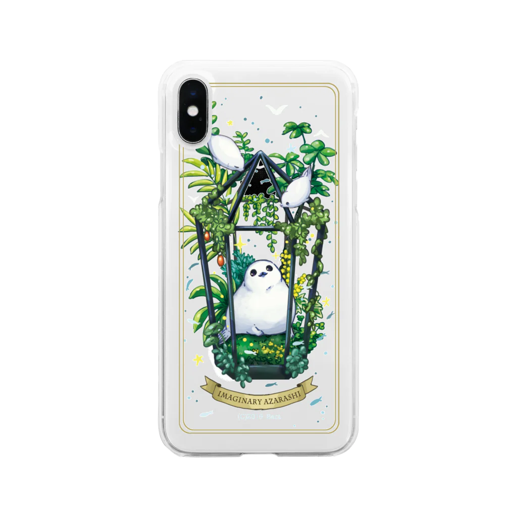 BARE FEET/猫田博人のアザリウム（背景クリア） Soft Clear Smartphone Case