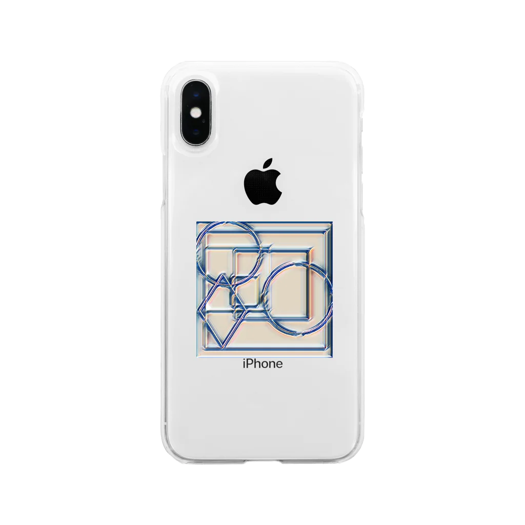 thgksのカタチ 2 Soft Clear Smartphone Case