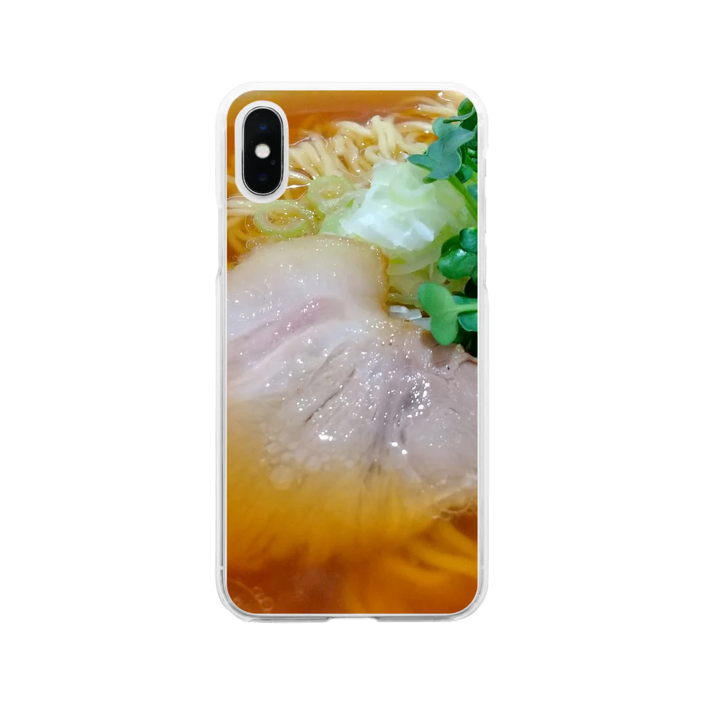 epachinkoの昔懐かしい中華そば Soft Clear Smartphone Case