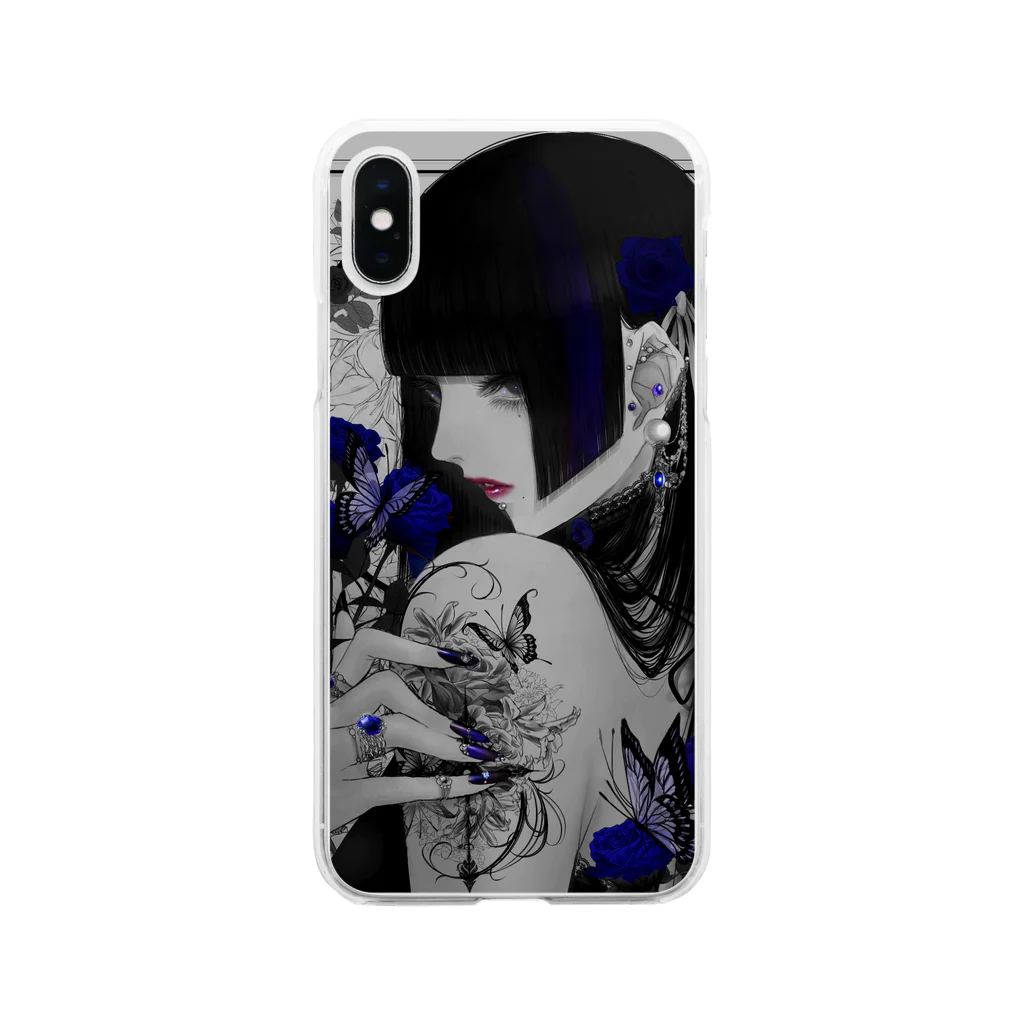 皐月 恵 -Kei Satsuki-の毒の花 Soft Clear Smartphone Case