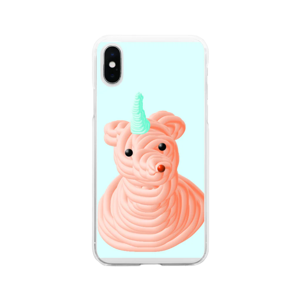 AKUBI工房のCREAM DOG2 Soft Clear Smartphone Case