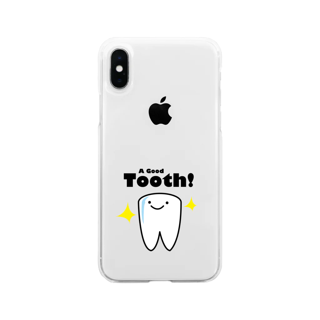 ゴロニャーのダサT屋さんのよい歯の日　トゥース！ #歯科医 に売れています。 Soft Clear Smartphone Case