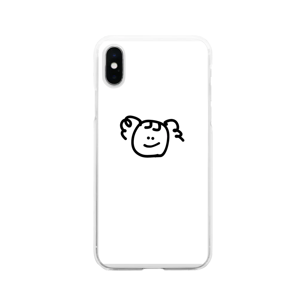 kiraのくるくるぱーちゃん Soft Clear Smartphone Case