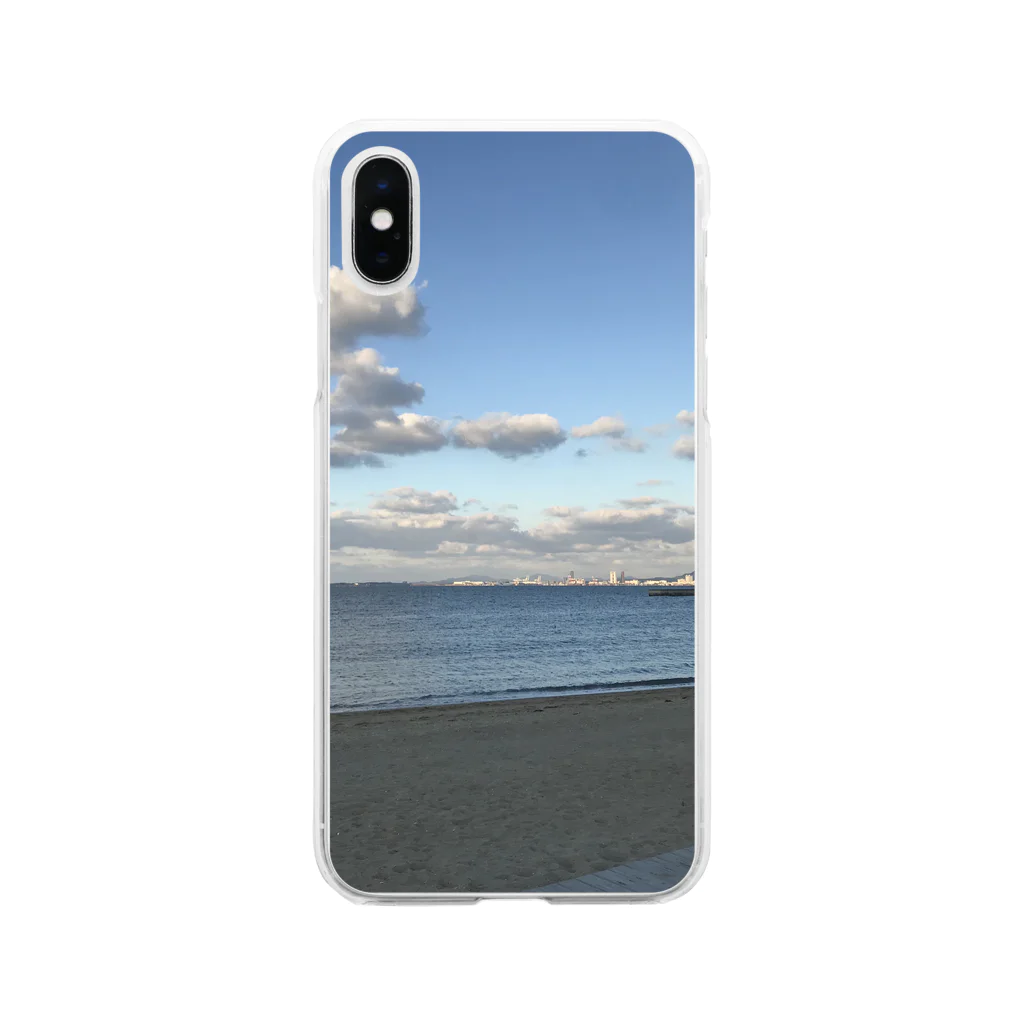 リョウガ！！☠️の風景を添えて Soft Clear Smartphone Case