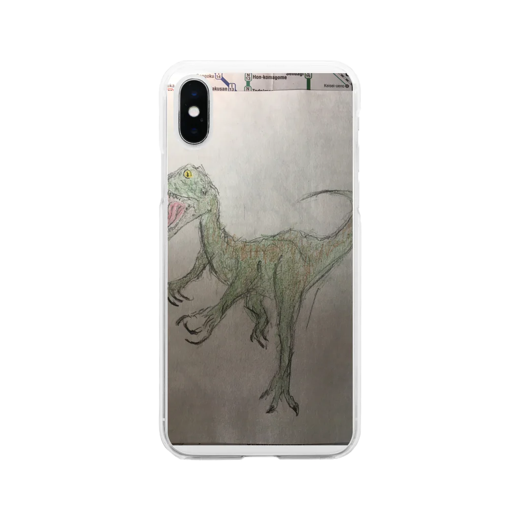 Yas😿🦖🕊の恐竜シリーズ Soft Clear Smartphone Case