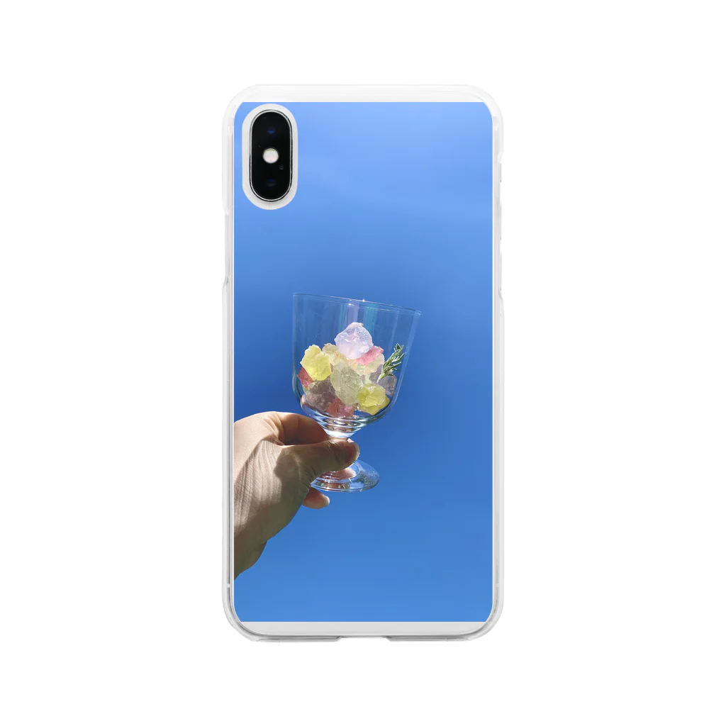 キリダンスの空、琥珀糖 Soft Clear Smartphone Case