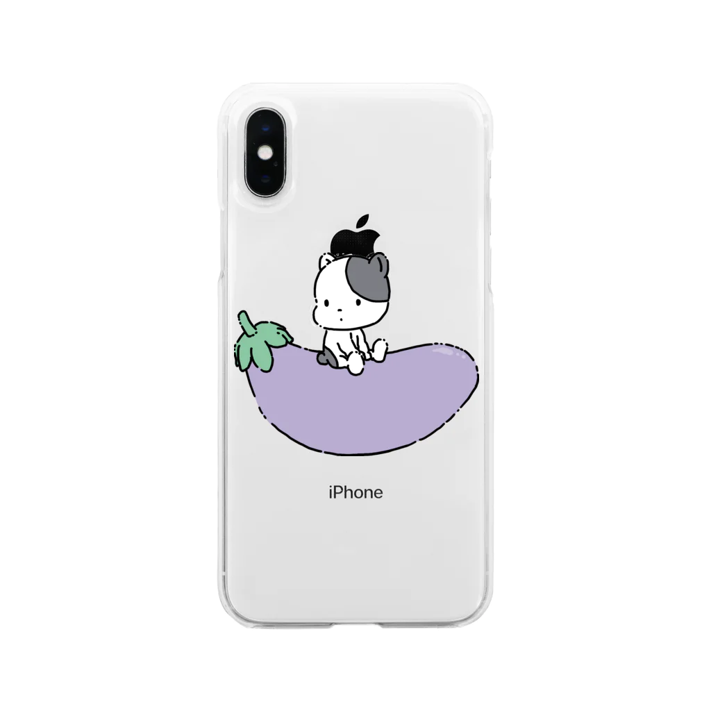 ハムスター絵日記のうしくん Soft Clear Smartphone Case