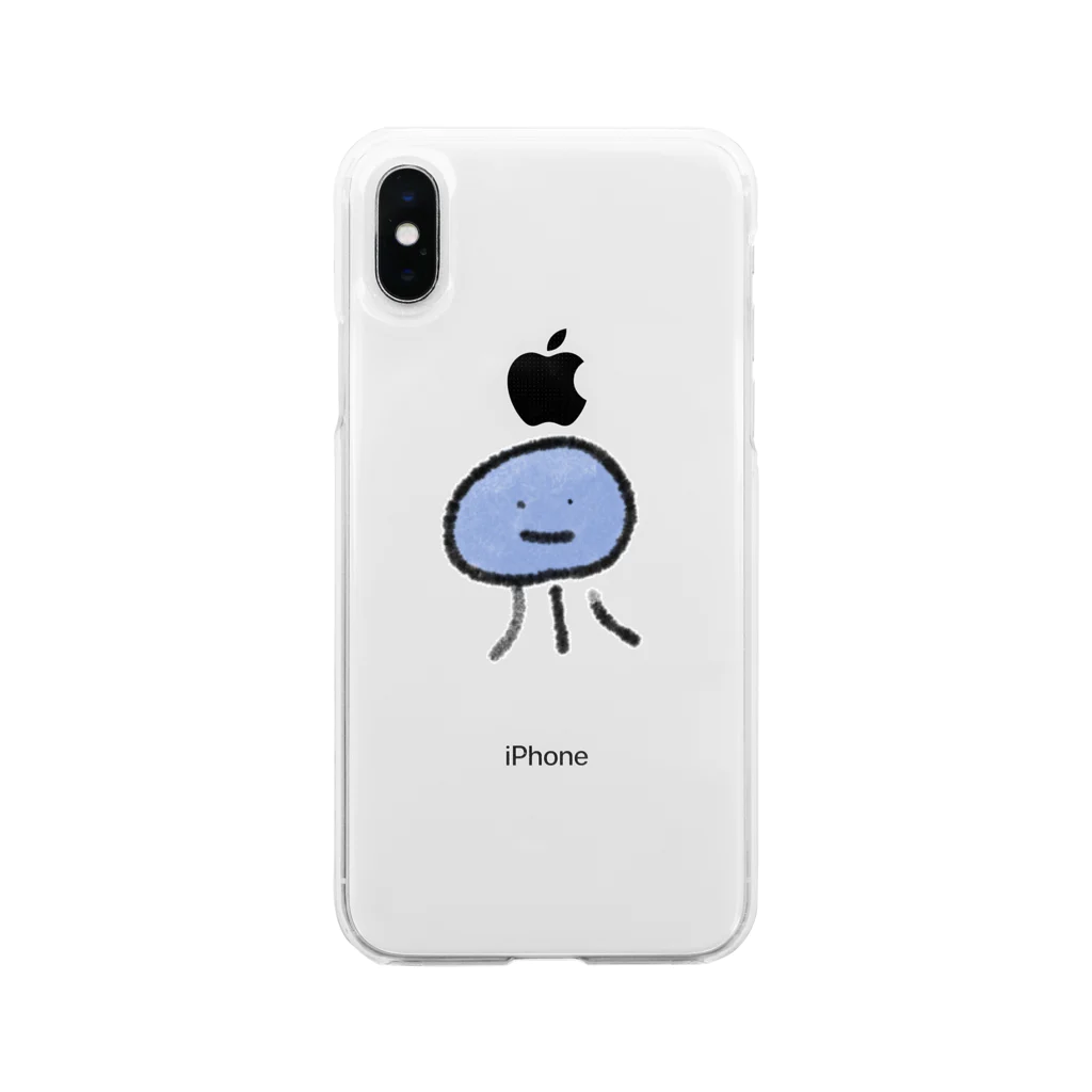 なおきち1211の部屋のクラゲのクラゲ氏 Soft Clear Smartphone Case