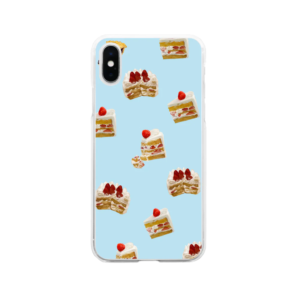 HIRAの🍰ケーキ大集合🍰 Soft Clear Smartphone Case