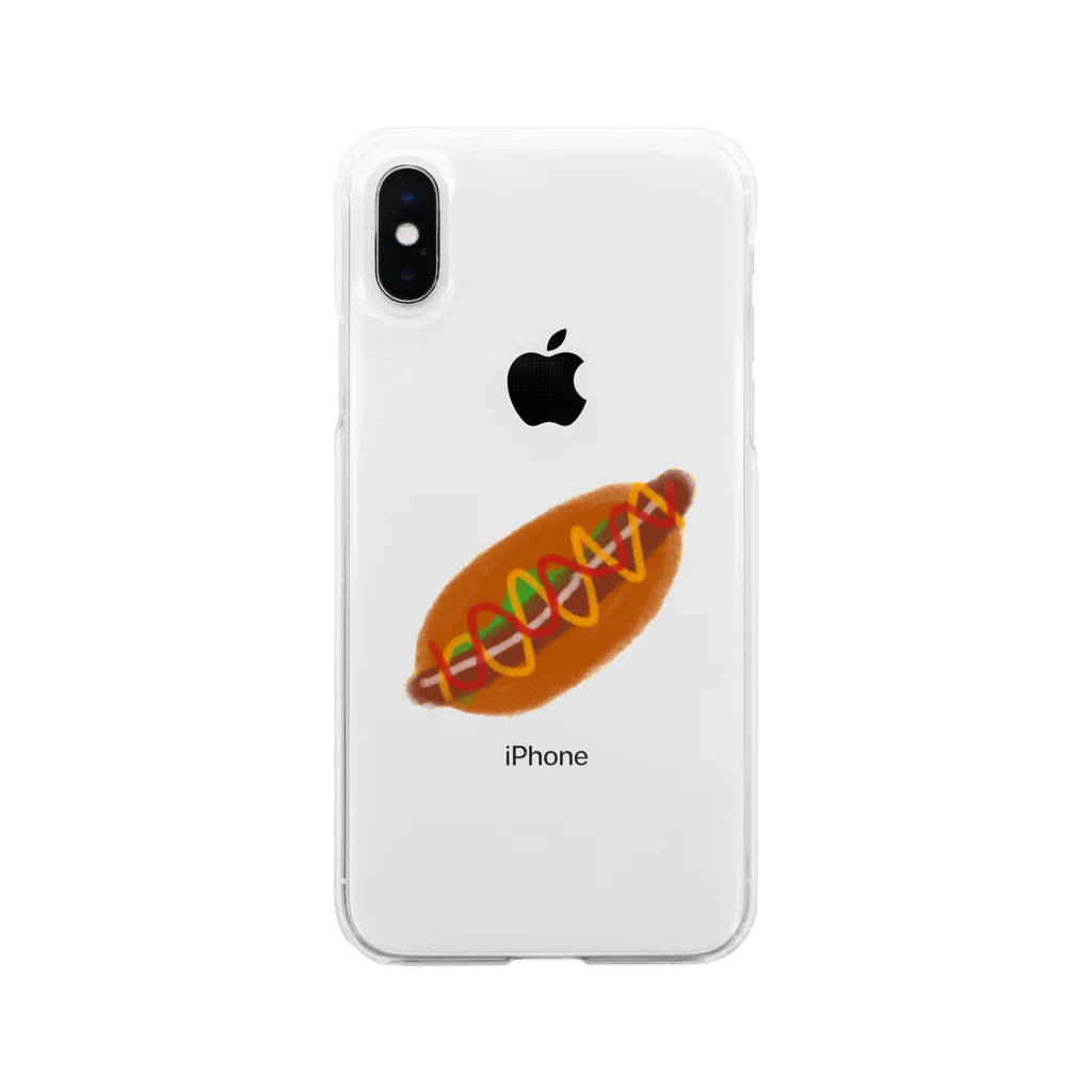 𝙪 𝙠 𝙖 🥑のふわどっぐ🌭 ソフトクリアスマホケース