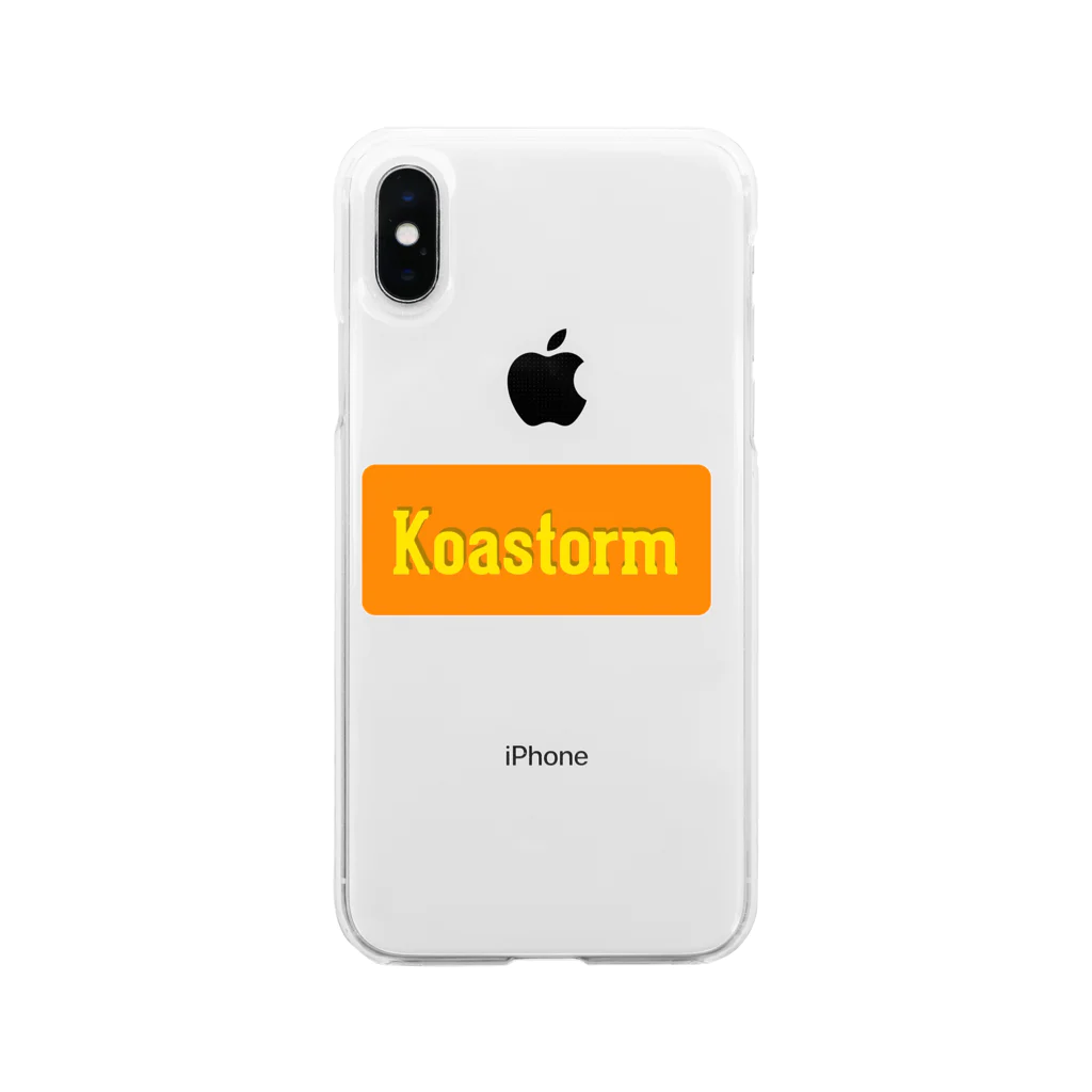 コーストーム　Koastormのコーストーム　ロゴ ソフトクリアスマホケース