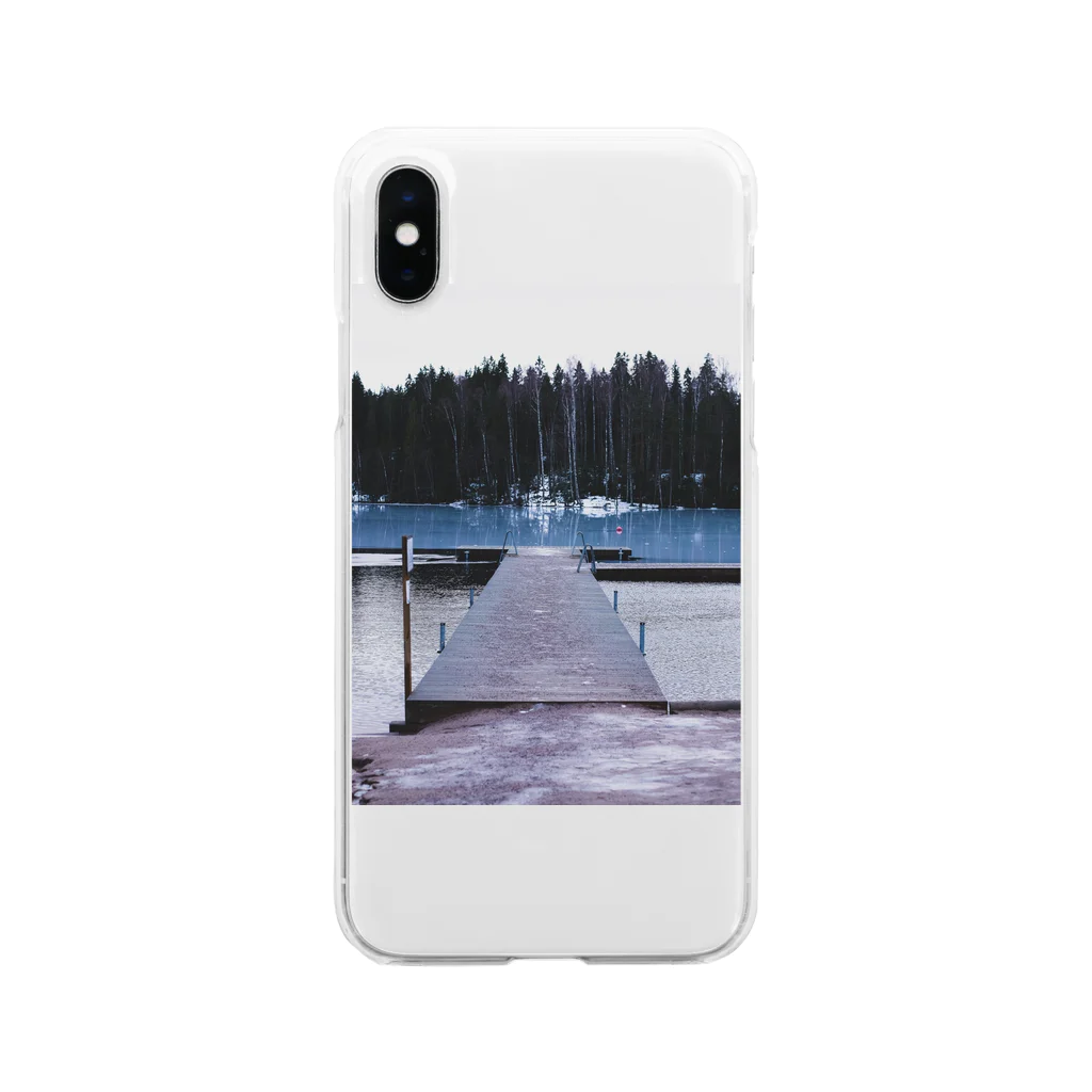 S×Sの伝説の水風呂 Soft Clear Smartphone Case