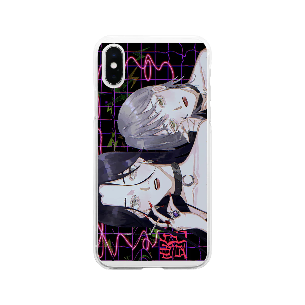 俊文の強い女 Soft Clear Smartphone Case