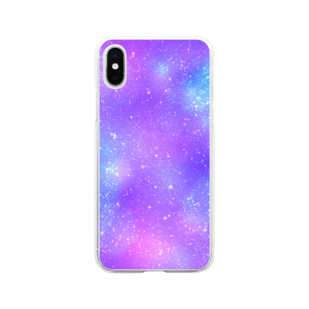 ぽめももの宇宙3 Soft Clear Smartphone Case